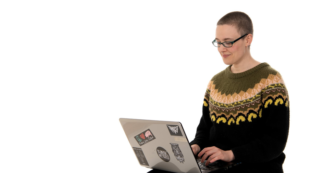Picture of the translator Siân Mackie. Photo: Julian Porter Photography