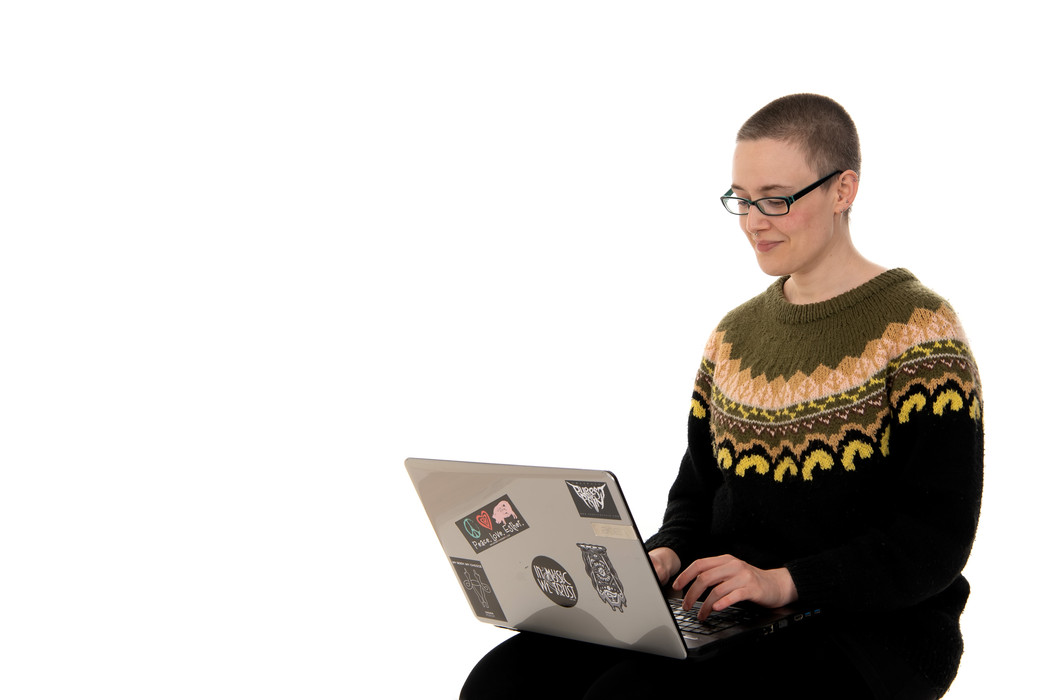 Picture of the translator Siân Mackie. Photo: Julian Porter Photography